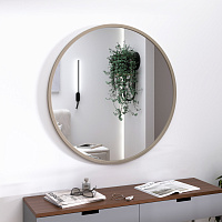 Круглое зеркало в МДФ раме RAL1035 — фото 1