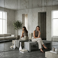 Зеркало состаренное OLD 1. Толщина 4 мм (с обработкой кромки) — фото 3