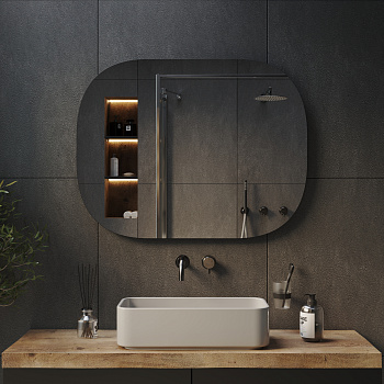 Зеркало «Опал» с интерьерной подсветкой